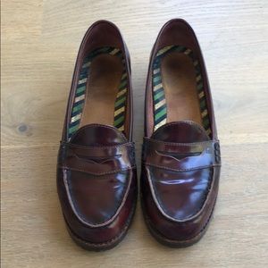 Sperry Penny Loafers in Oxblood